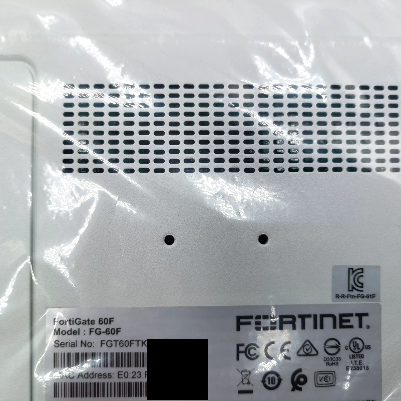 Fortinet FortiGate 60F FG-60F UTM UTP License Until 2027 Network Security FW VPN