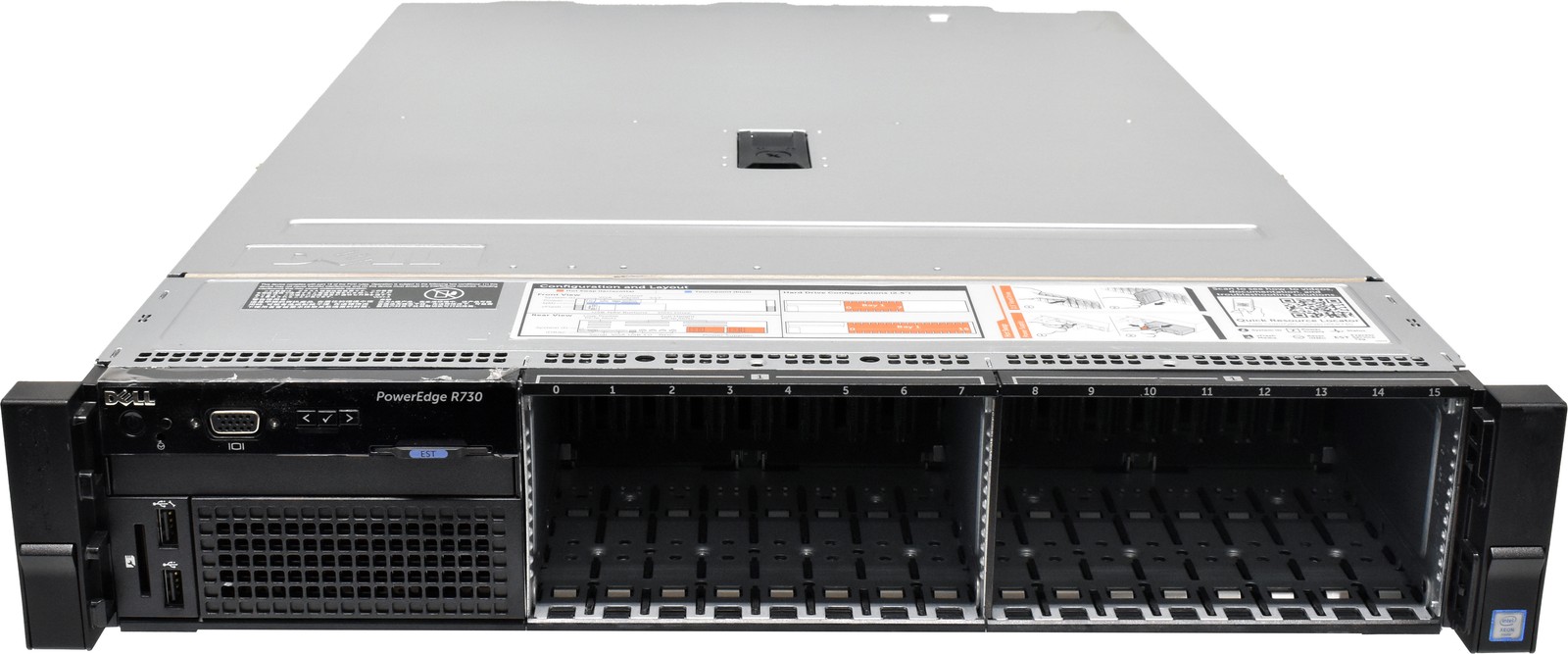 Dell PowerEdge R730 2xE5-2680 V4 64GB HDD 16x 2.5 inch Bay