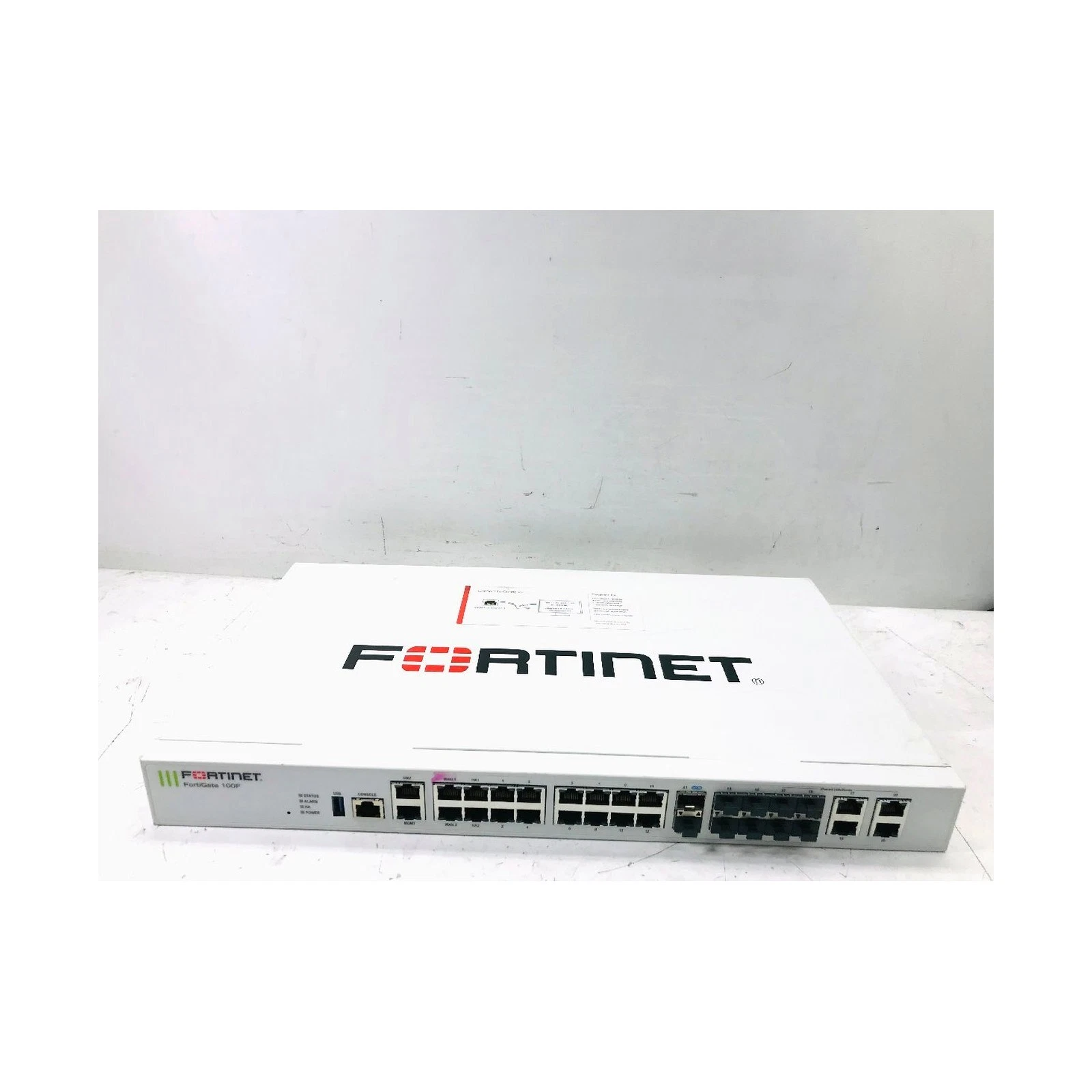 Fortinet FortiGate 100F FG-100F Network Security Firewall Initialized Used