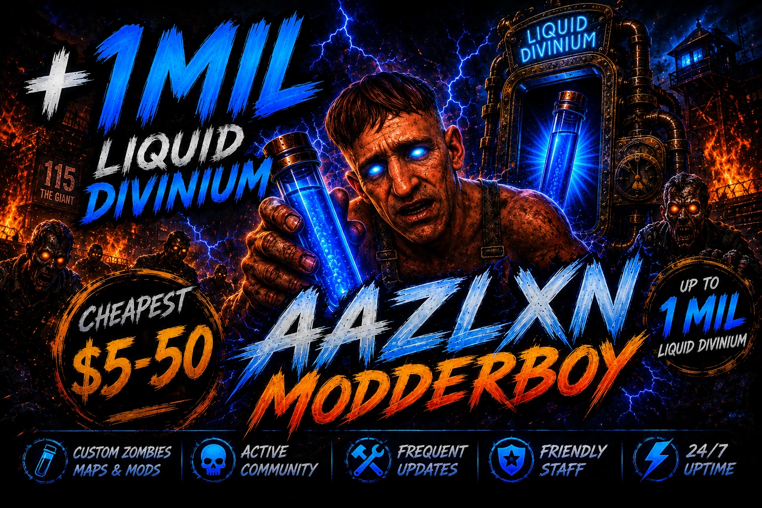 100,000+ LIQUID DIVINIUM BO3, PS4 and PS5, ONLY $7, FAST REPLIES!