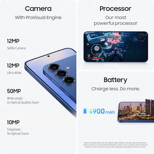 Samsung Galaxy S25+ Cell Phone, 256GB Smartphone, Unlocked Android, AI Night Mode Camera, Snapdragon 8 Elite Fast Processor, ProScaler Display, 4900mAh
