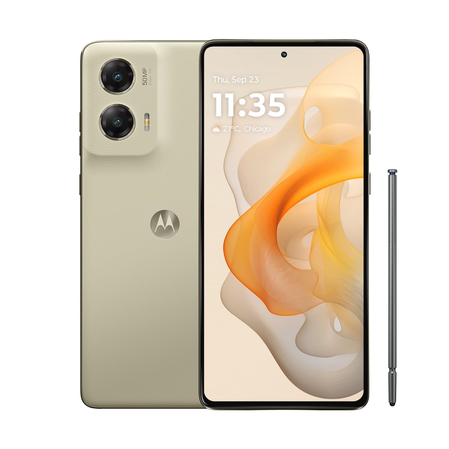 Motorola Moto G Stylus 5G | 2024 | Unlocked | Made for US 8/128GB | 50MP Camera | Caramel Latte