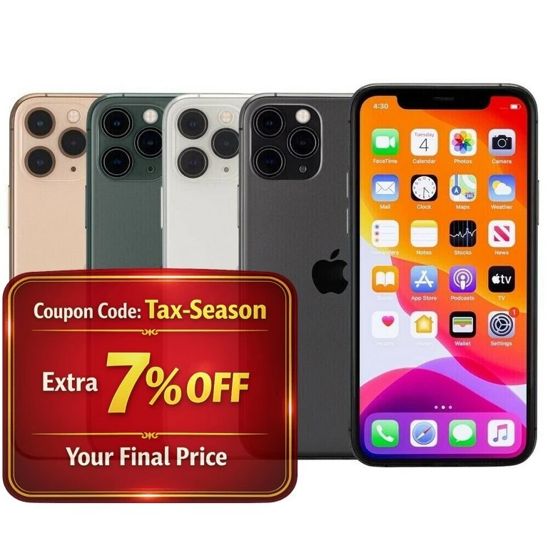 Apple iPhone 11 Pro Max - Unlocked At&t T-Mobile Verizon - Excellent Mint Condit