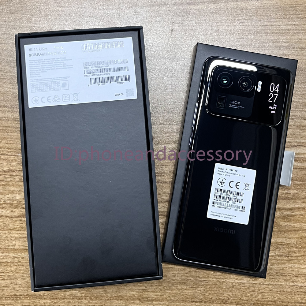 Unlocked Xiaomi Mi 11 Ultra 5G 256/512GB Dual SIM 6.81" 50MP 5000mAh M2102K1G