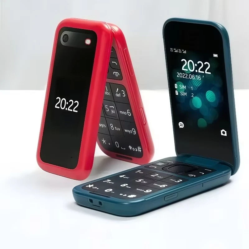 Nokia 2660 Flip 4G Dual-SIM 128MB+48MP Unlocked Flip Mobile Phone New boxed