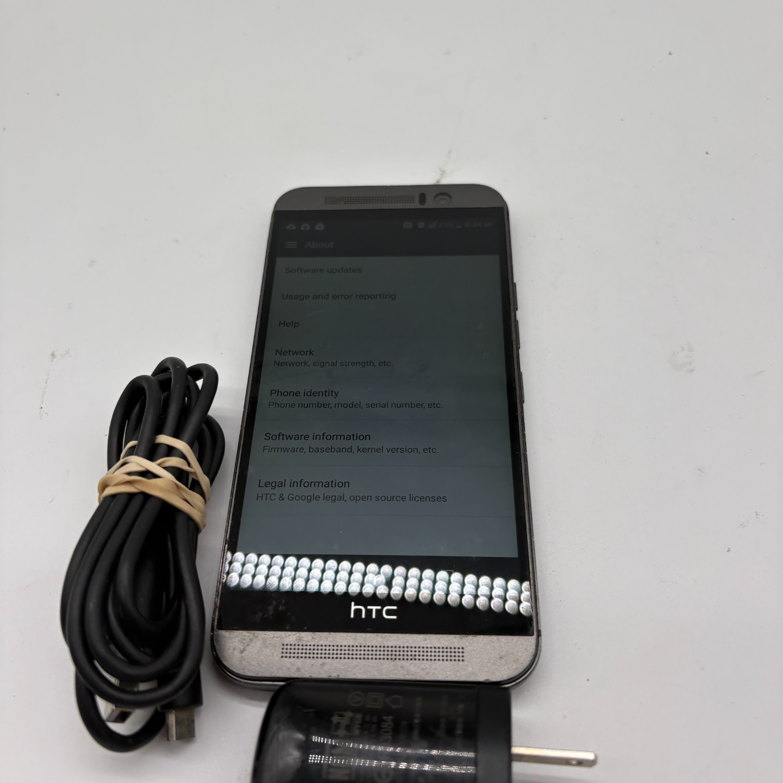 HTC One M8 Smartphone Working Gray Android Phone 32GB