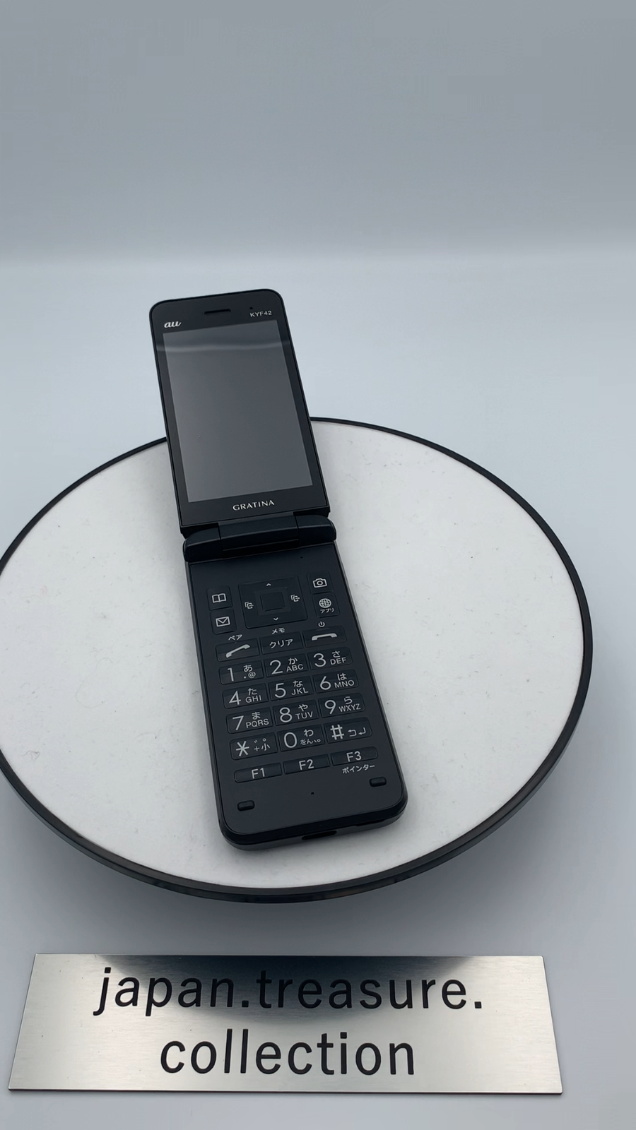 KYOCERA KYF42 GRATINA 4G WIFI KEITAI ANDROID Black FLIP PHONE UNLOCKED JAPAN