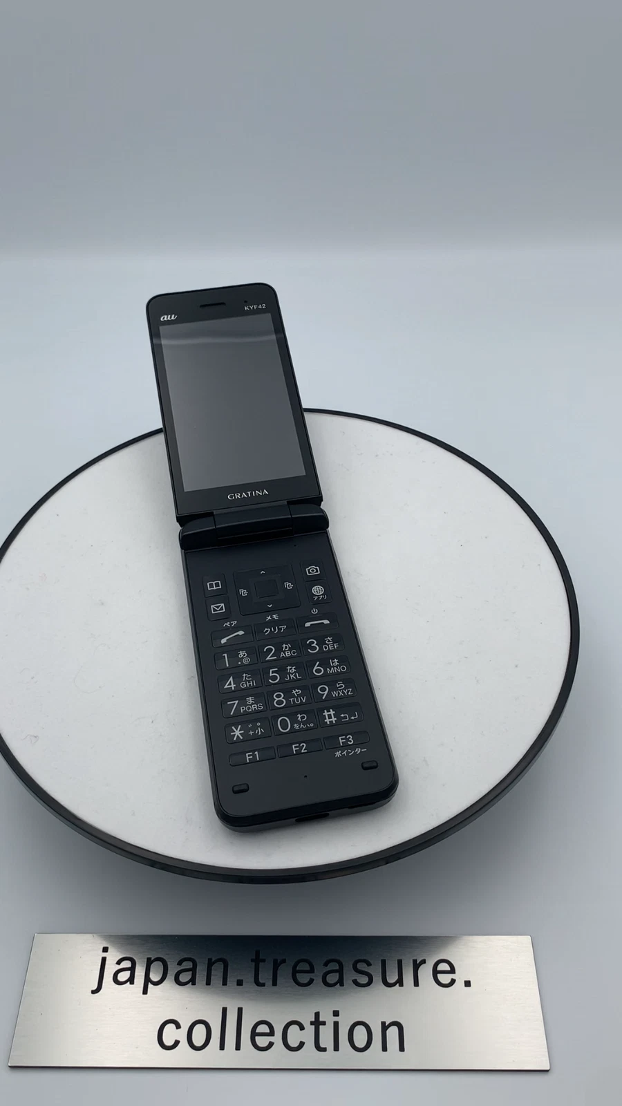 KYOCERA KYF42 GRATINA 4G WIFI KEITAI ANDROID Black FLIP PHONE UNLOCKED JAPAN