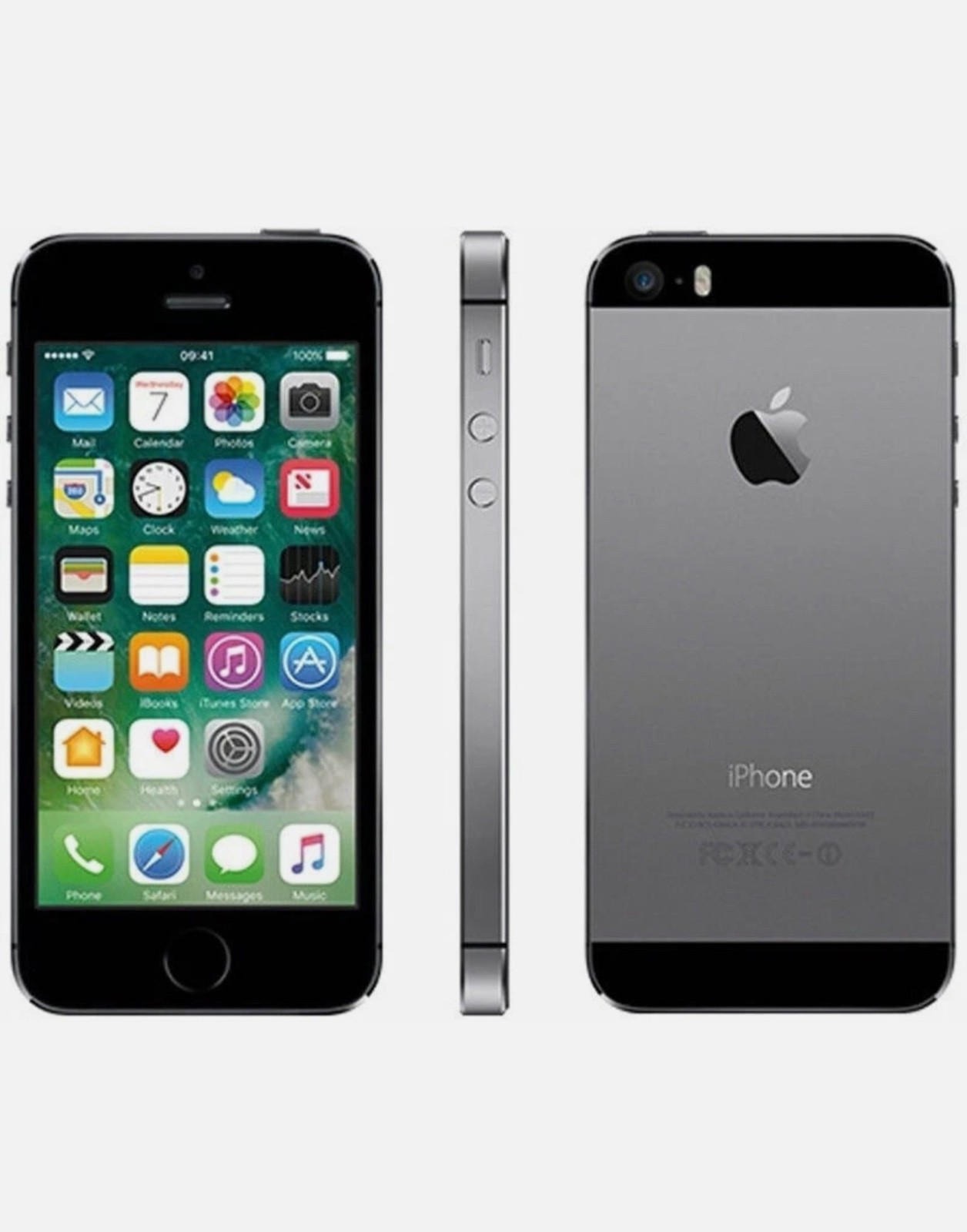 Apple iPhone 5S Grey - Unlocked 16GB IOS Smartphone - B Grade - Warnty