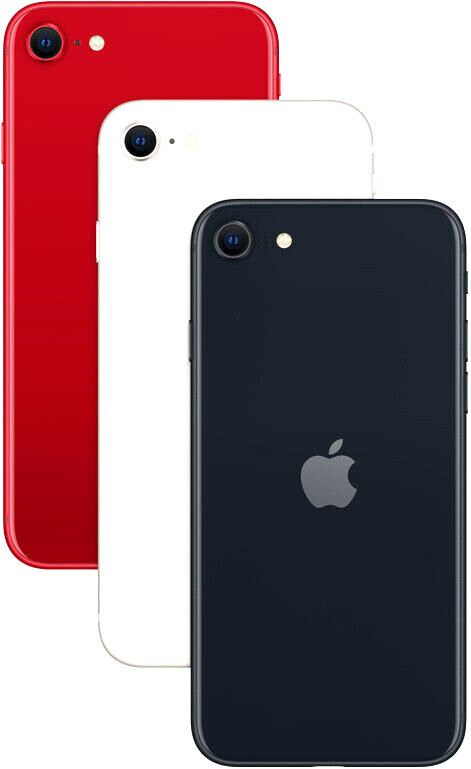 NEW Apple iPhone SE 2022 5G 3rd Gen 100% 🔋 Battery Factory 🔓 64GB/128GB/256GB