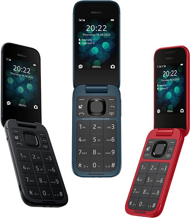 Nokia 2660 Flip 4G Dual-SIM 128MB+48MP Unlocked Flip Mobile Phone