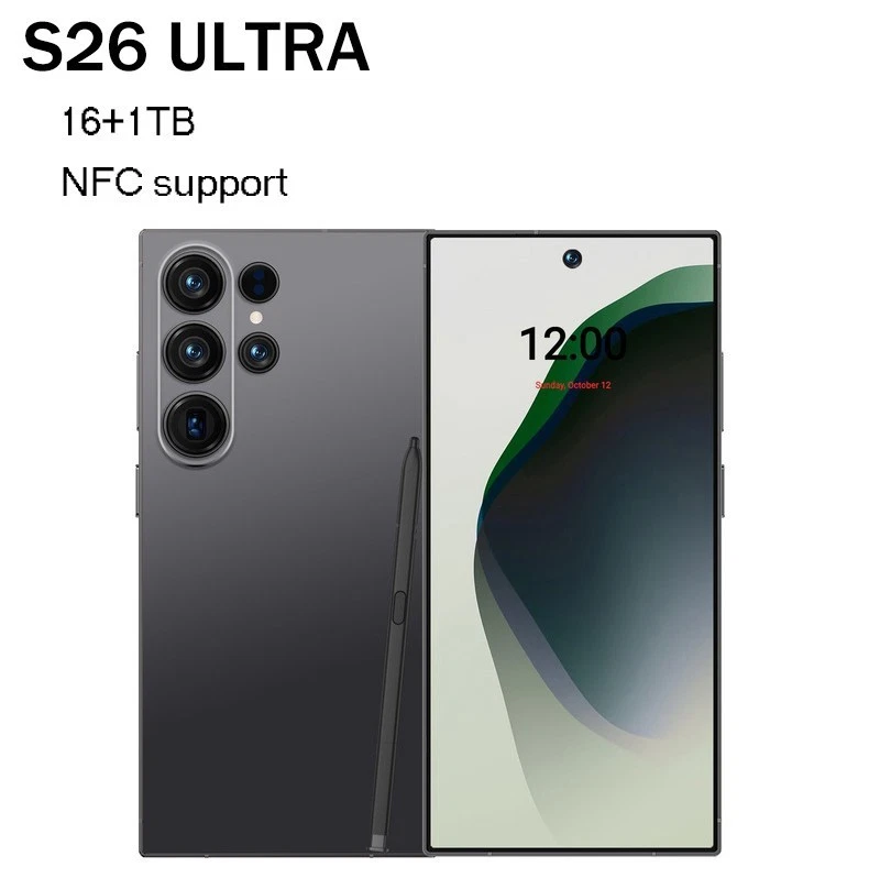 New S26 Ultra 5G Smartphone 6.9" Factory Unlocked Android Cellphones Dual SIM`