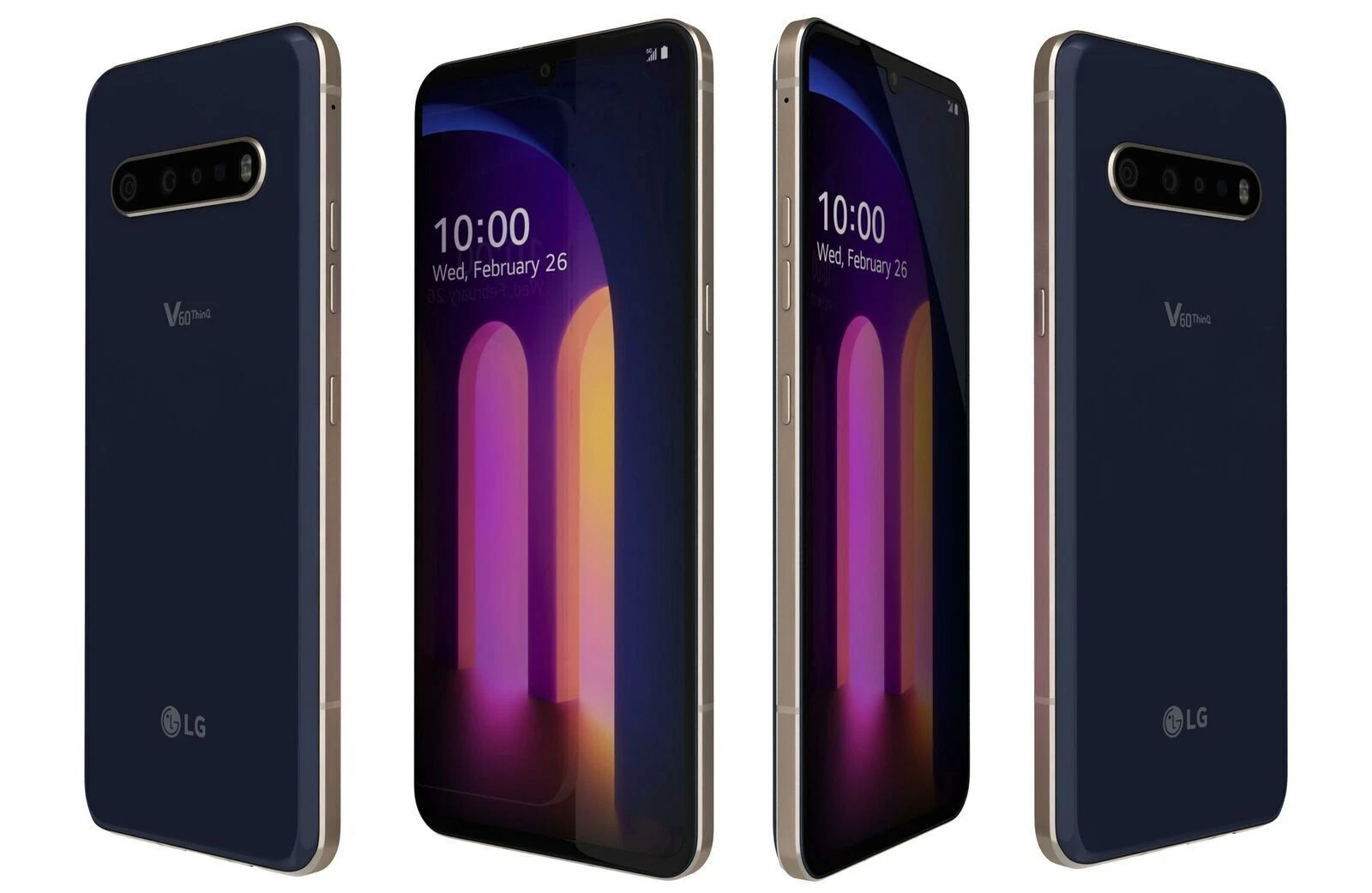 LG V60 ThinQ 5G LM-V600AM V600TM V600VM 128/256GB Unlocked Smartphone-New Sealed