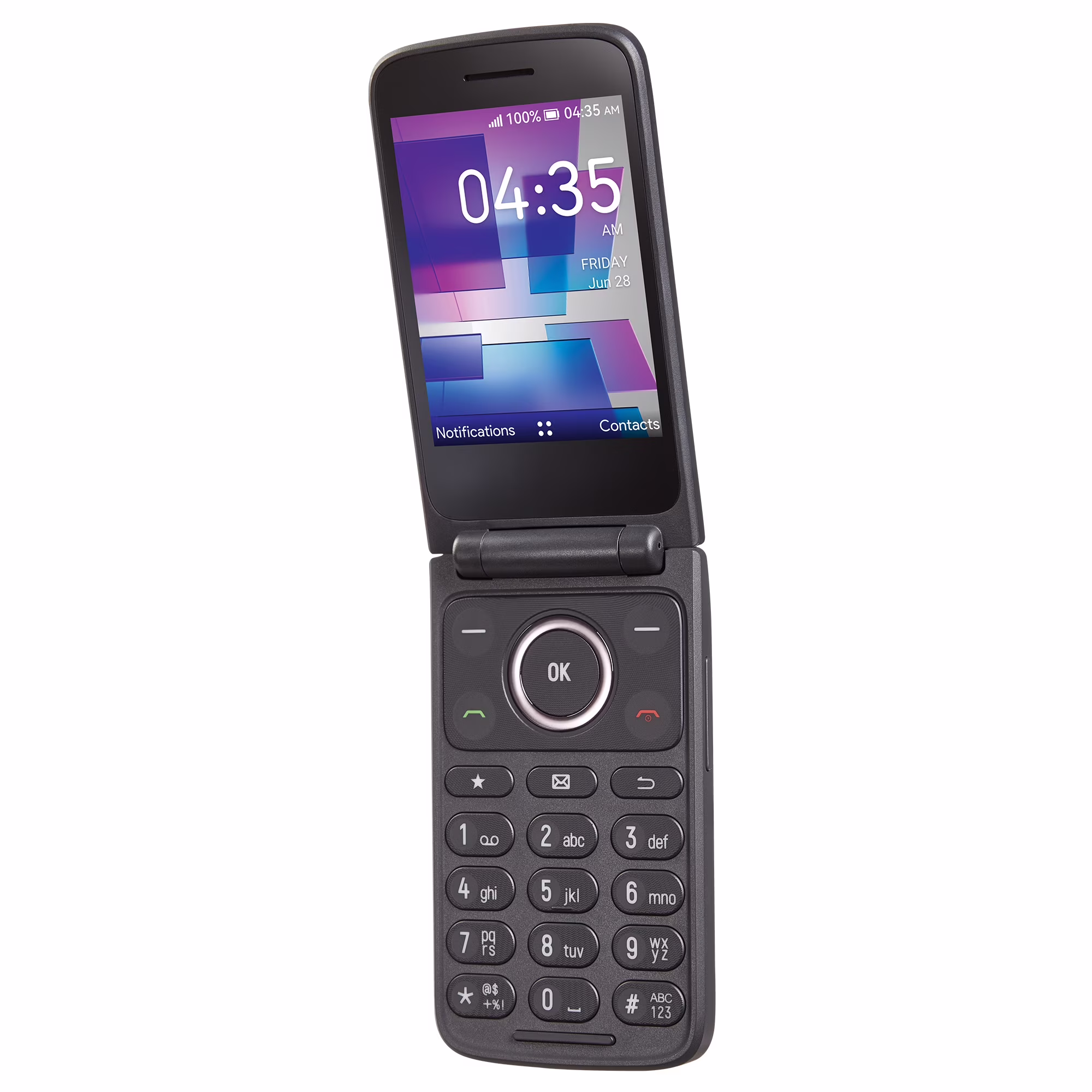 Tracfone TCL Flip 3, 16GB, Gray - Prepaid Feature Phone [Locked to Tracfone]