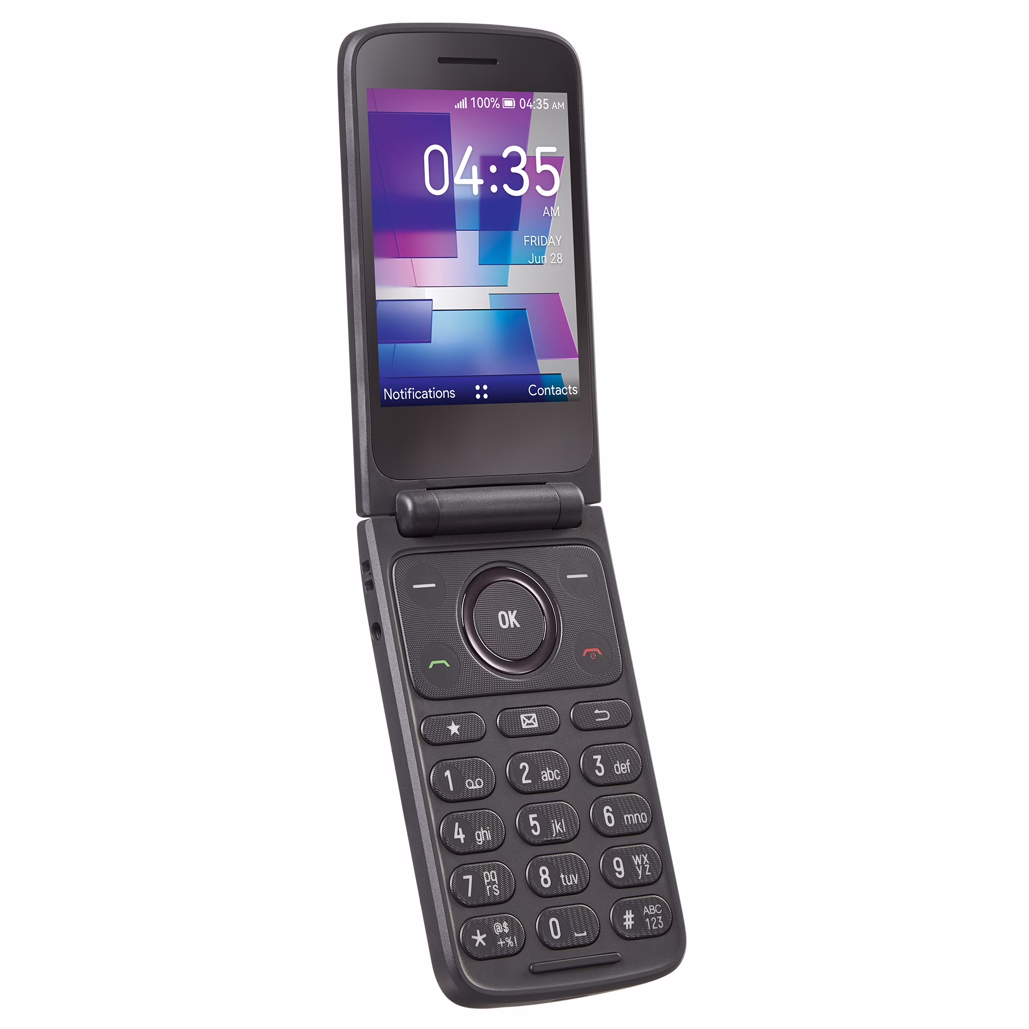 Straight Talk TCL Flip 3 LTE, 16GB, Gray - Prepaid Feature Phone [Locked to Straight Talk]