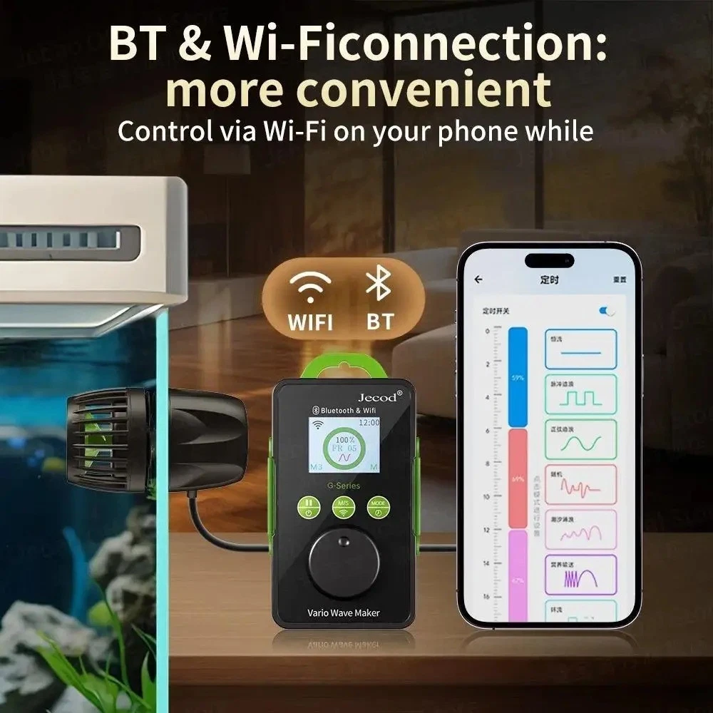 Jebao GMP 10-80 WiFi Bluetooth Wavemaker Pump OTA Upgrade 5th Gen Reef Tank